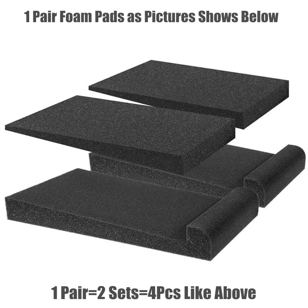 1 Pair 30x20x4.5cm Acoustic Soundproof Foam Panel with Tapes