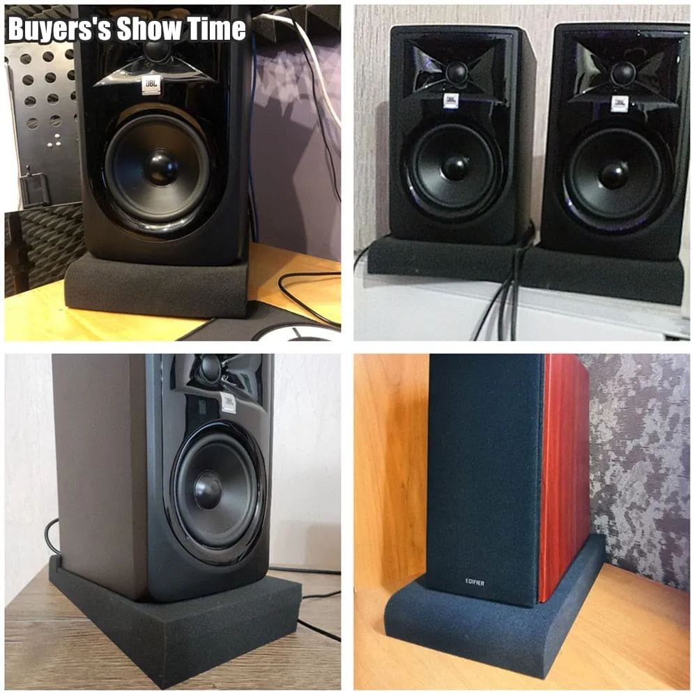 1 Pair 30x20x4.5cm Acoustic Soundproof Foam Panel with Tapes