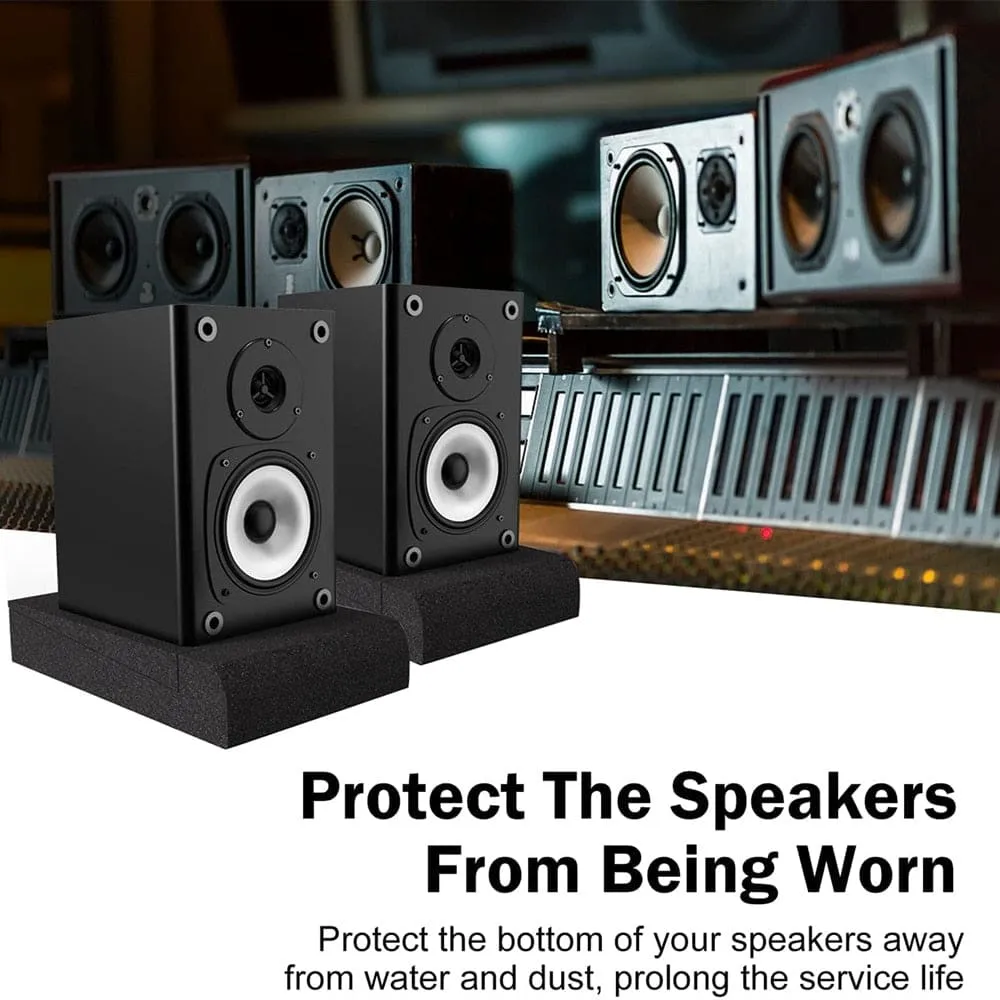 1 Pair 30x20x4.5cm Acoustic Soundproof Foam Panel with Tapes