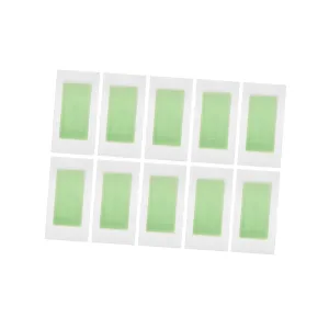 10 Pieces And 5 Double-Sided Disposable Waxing Strips for Body Hair Removal F49-8-1088