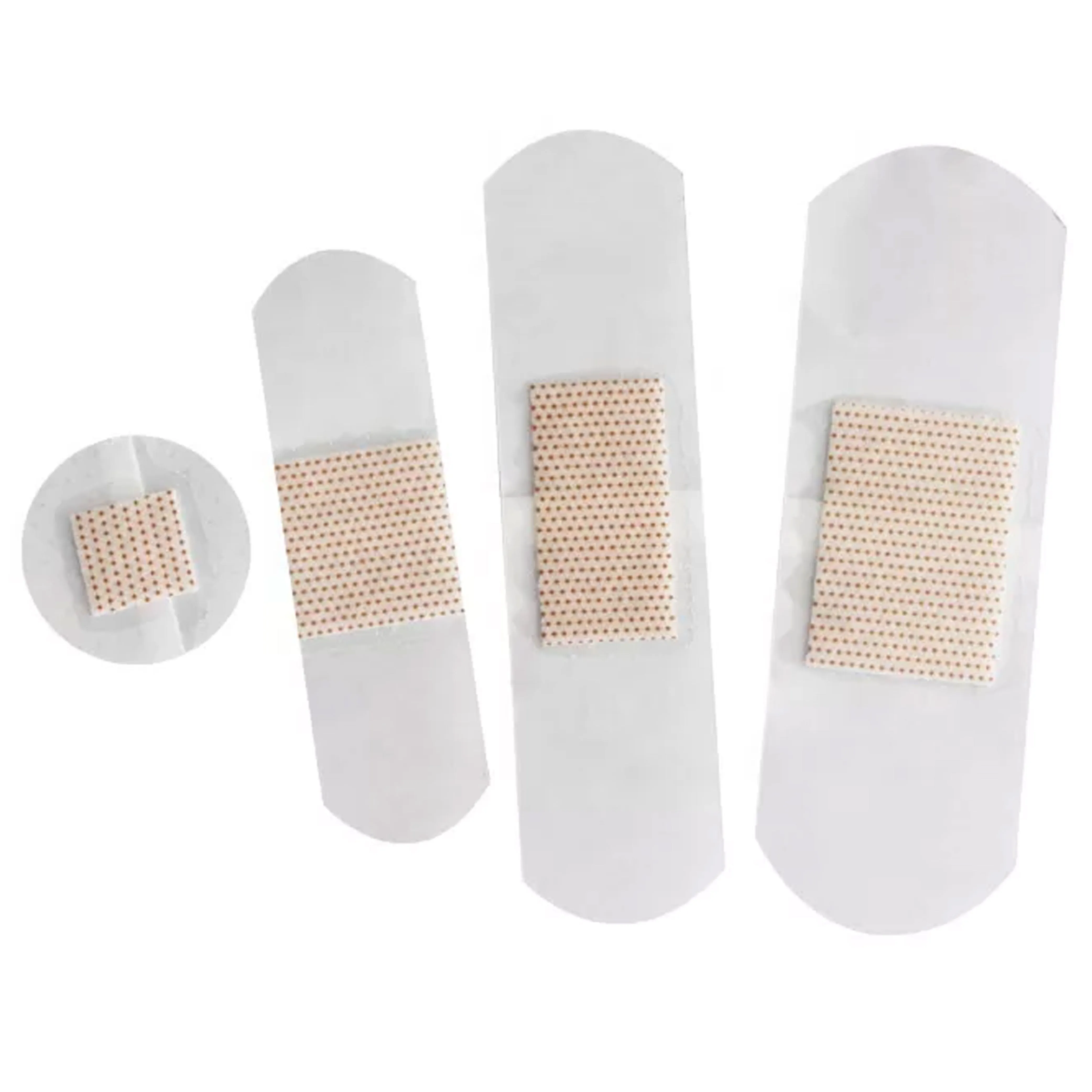 120 Pc Waterproof Adhesive Bandages Clear Sheer Strips Wound Dressing Assorted