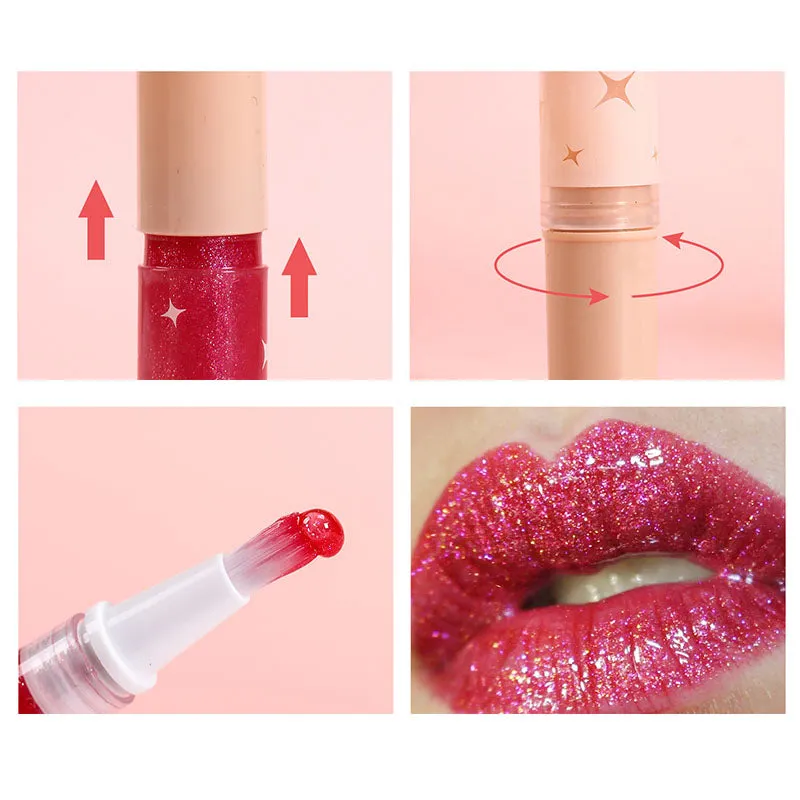 2PCSIt's only 9.90 Star-Studded Lip Glossfree shipping