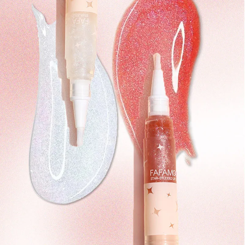2PCSIt's only 9.90 Star-Studded Lip Glossfree shipping