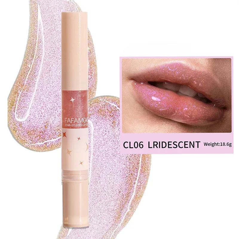2PCSIt's only 9.90 Star-Studded Lip Glossfree shipping