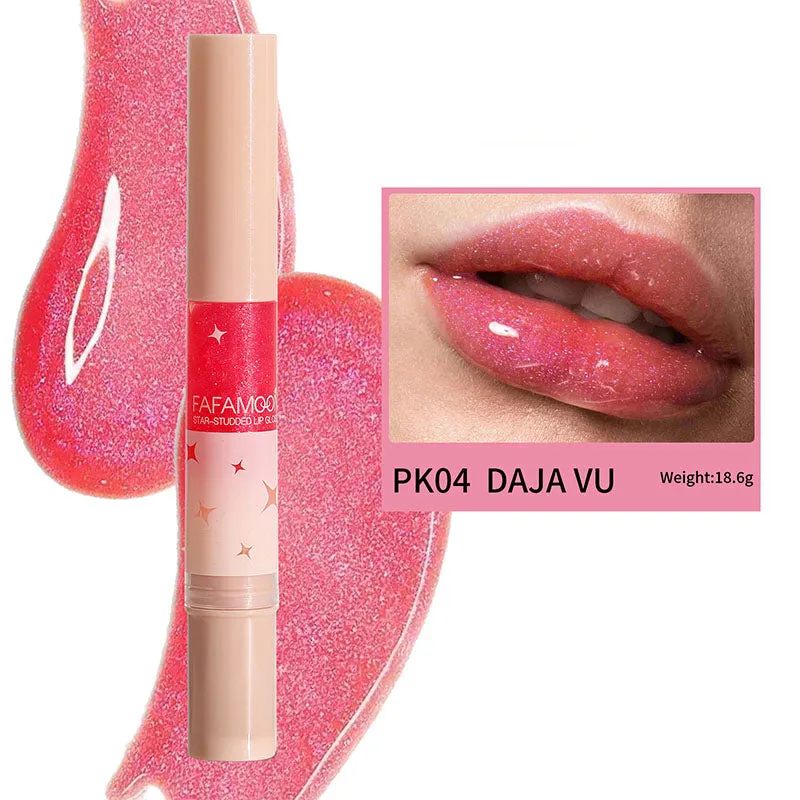 2PCSIt's only 9.90 Star-Studded Lip Glossfree shipping