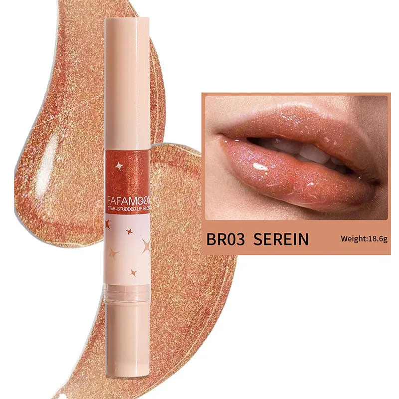 2PCSIt's only 9.90 Star-Studded Lip Glossfree shipping