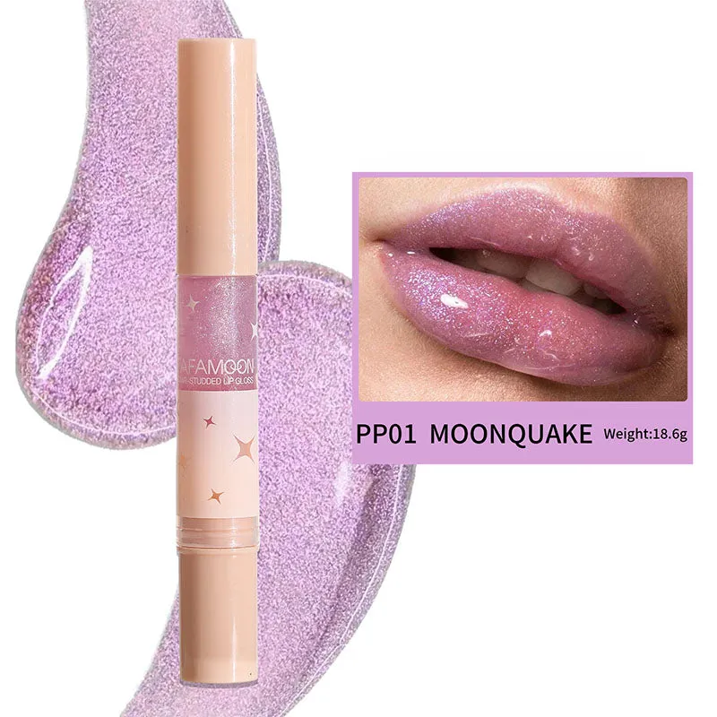 2PCSIt's only 9.90 Star-Studded Lip Glossfree shipping