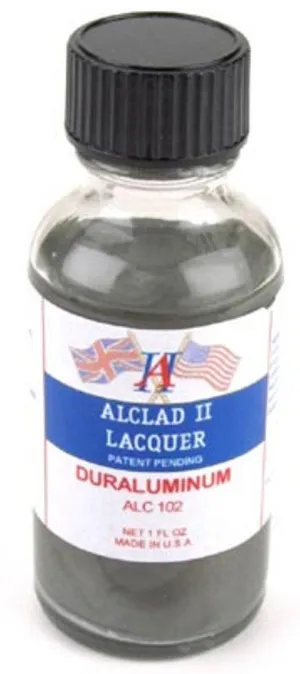Alclad II ALC-102 DurAluminum Lacquer Paint 1oz
