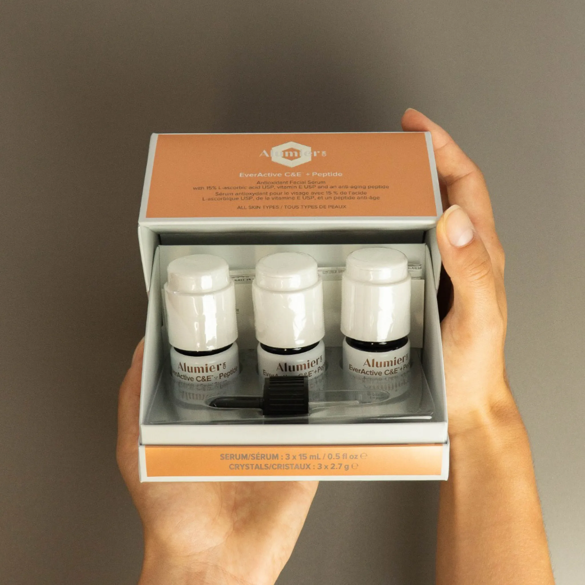 Alumier MD | EverActive C & E   Peptide ( 3 x 15ml)