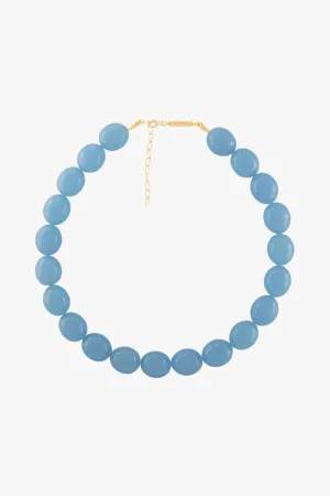 Aqua Do Mar Beaded Necklace Goldplated