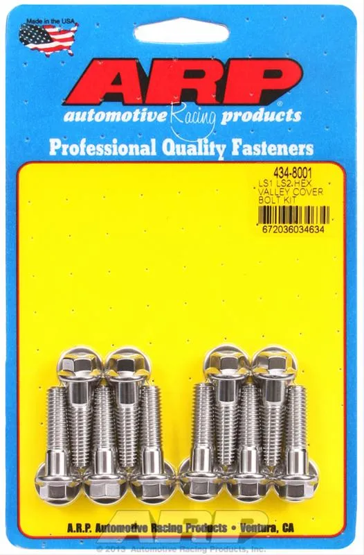 ARP Intake Valley Cover Bolt Kits 434-8001