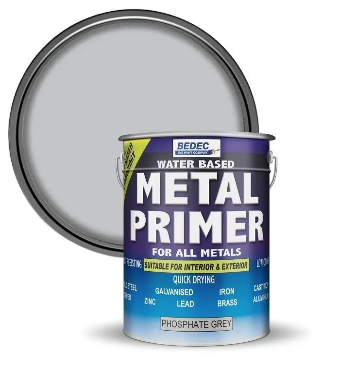 Bedec All Metals Primer Paint - Phosphate Grey