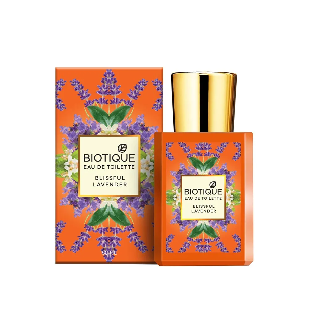 BIOTIQUE BLISSFULL LAVENDER Eau De Toilette 50ml (Pack of 2)