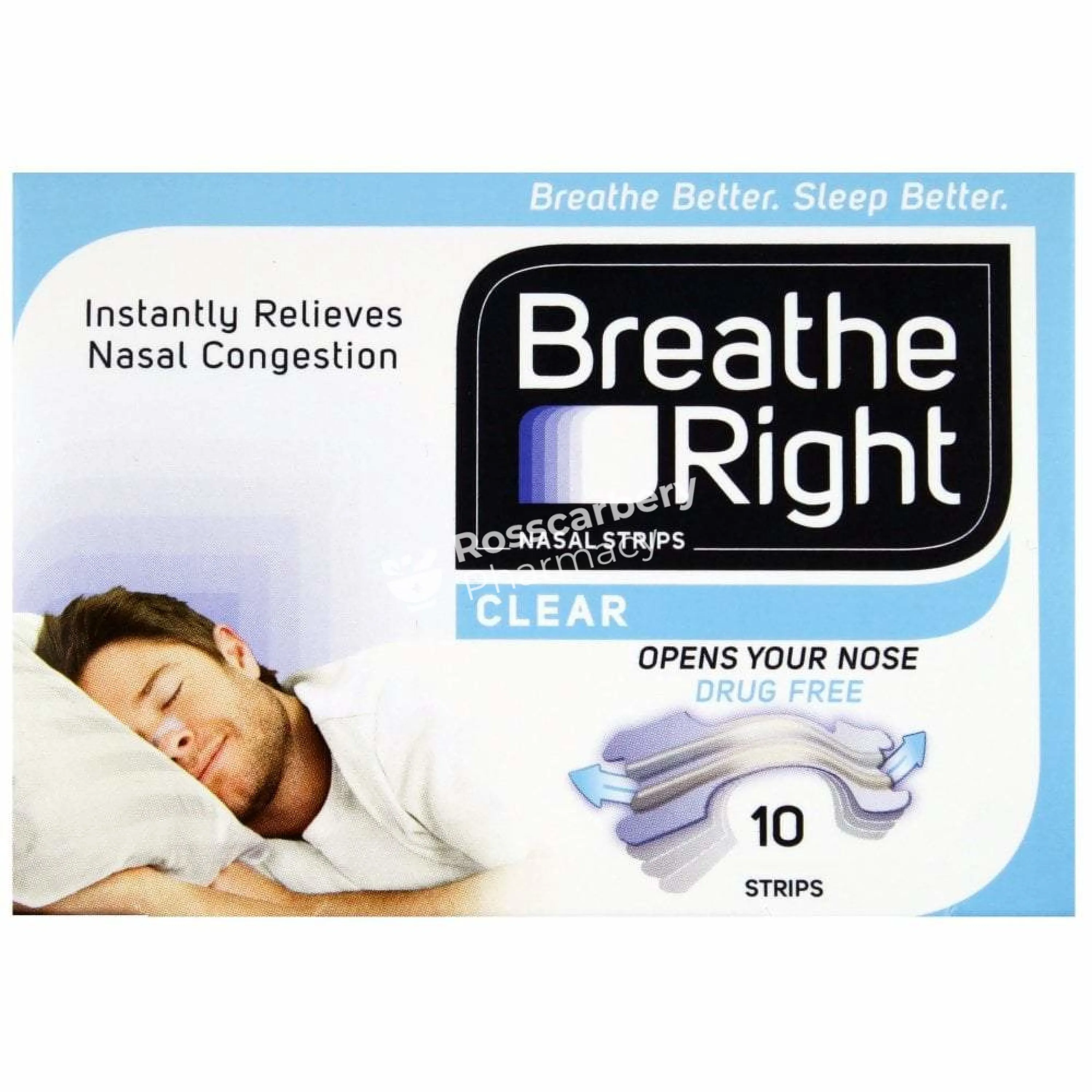 Breathe Right Nasal Strips Clear