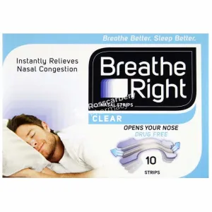 Breathe Right Nasal Strips Clear