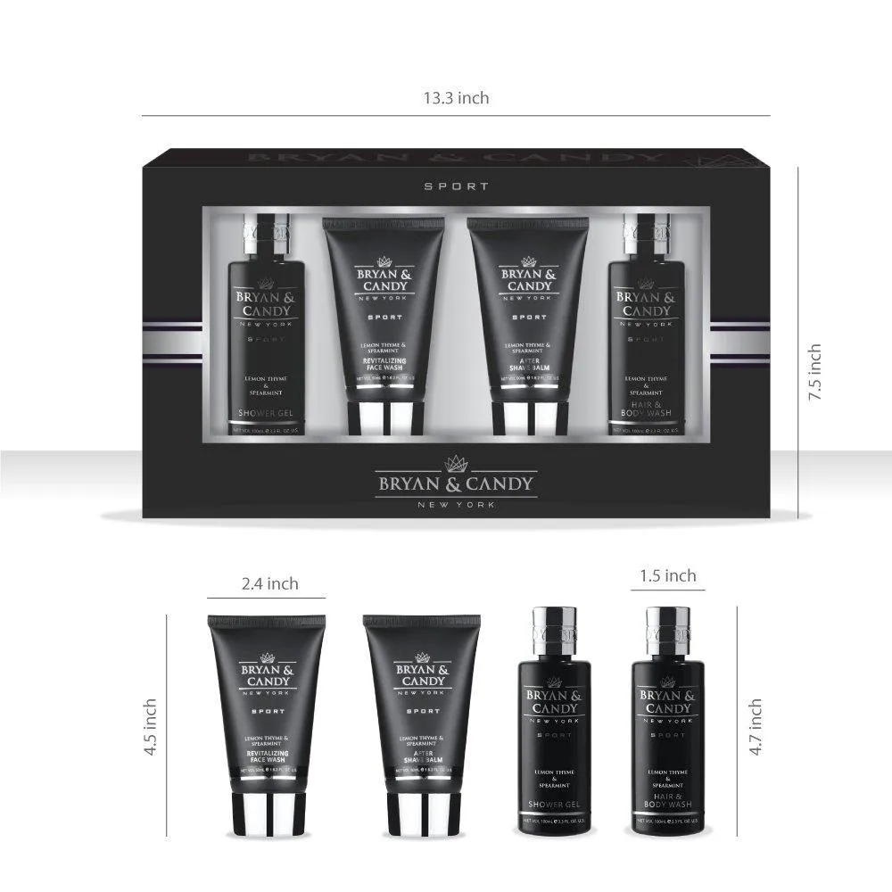 Bryan & Candy New York Men's Ultimate Luxury Lemon Thyme and Spearmint Start-Right Kit