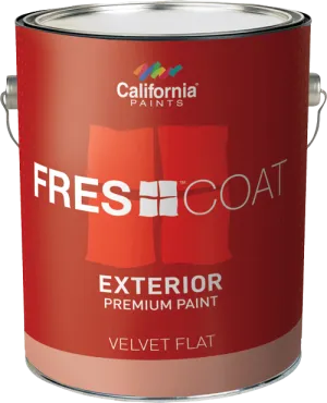 California Products Fres~Coat Premium Exterior Paint 1 Gallon Black (1 Gallon, Black)