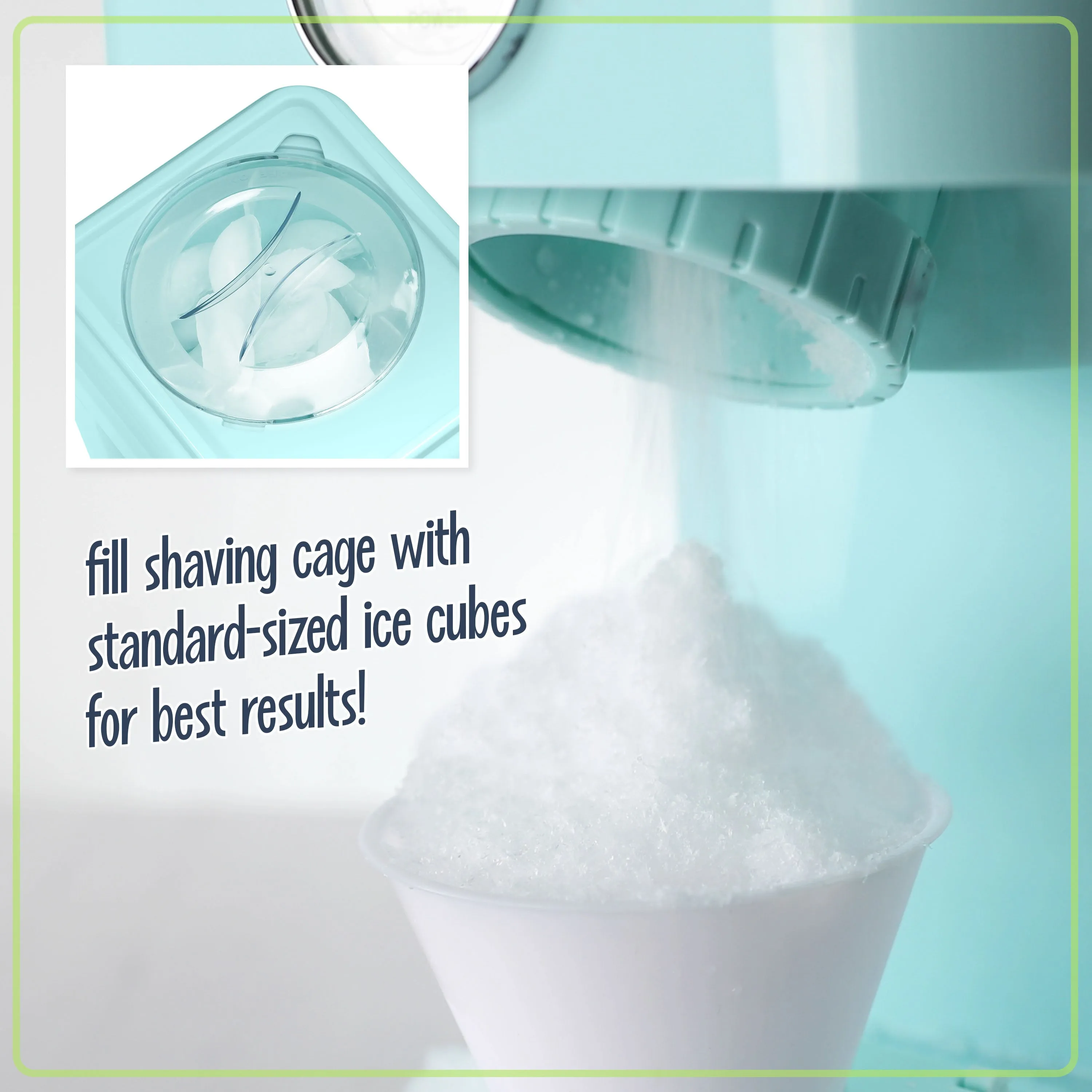 Classic Retro Single Countertop Snow Cone Maker