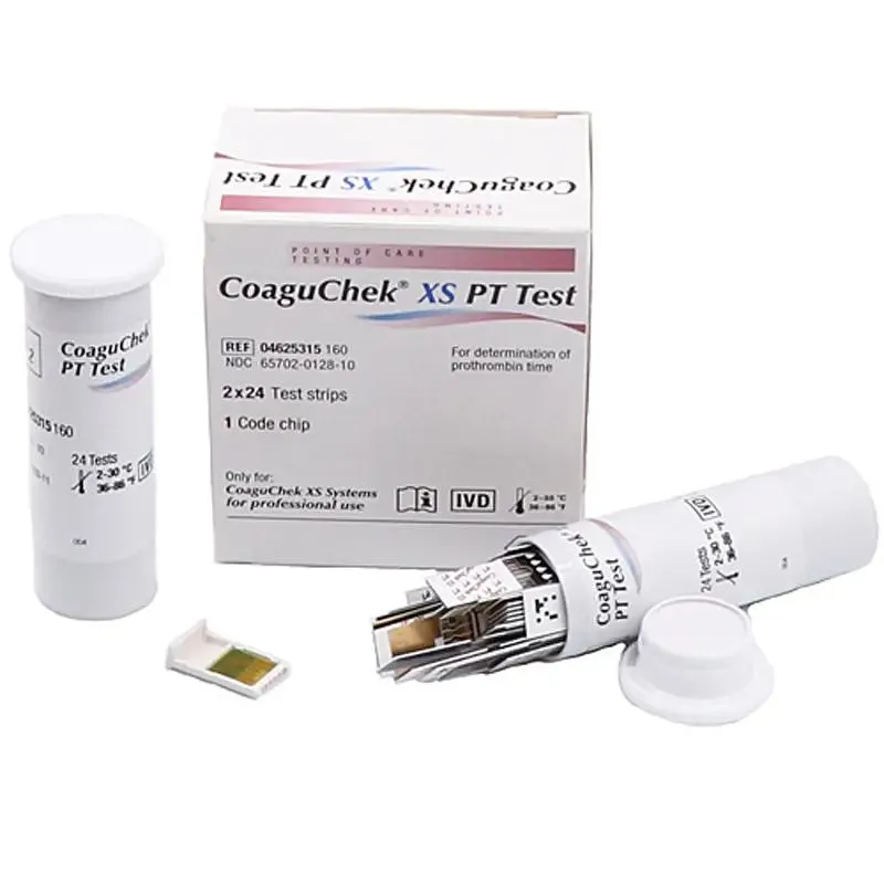 CoaguChek XS PT Test Strips, PT/INR CLIA Waived, 48/box