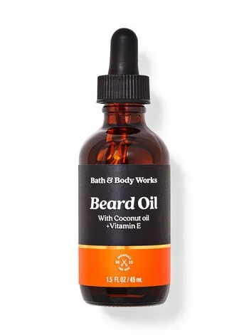 Coconut Oil & Vitamin E Beard Oil, 1.5oz / 45 mL, Bath and Body Works