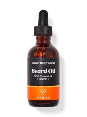 Coconut Oil & Vitamin E Beard Oil, 1.5oz / 45 mL, Bath and Body Works