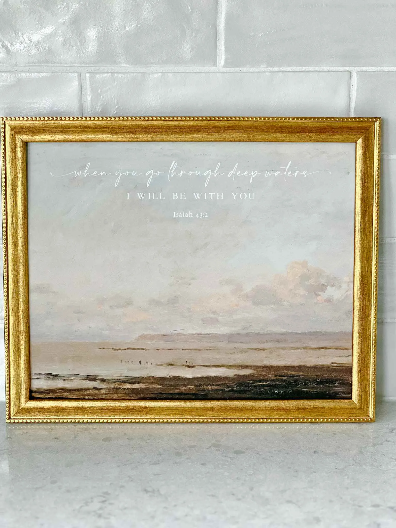 Deep Waters Isaiah - Print