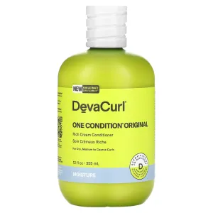 Deva  Curl, One Condition Original, rich-tasting cream conditioner, for dry skin Medium to Coarse Curls, 355 ml (12 fl oz)