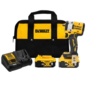 DeWALT 20V ATOMIC MAX DCF923P2 Cordless 3/8 In. Impact Wrench with Hog Ring Anvil Kit