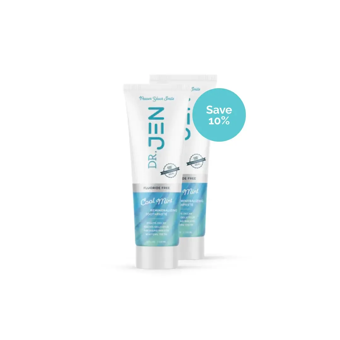 Dr. Jen Fluoride-Free Cool Mint 10% Nano Hydroxyapatite Toothpaste