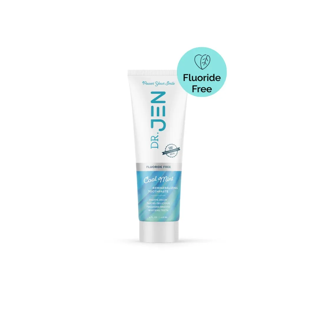 Dr. Jen Fluoride-Free Cool Mint 10% Nano Hydroxyapatite Toothpaste