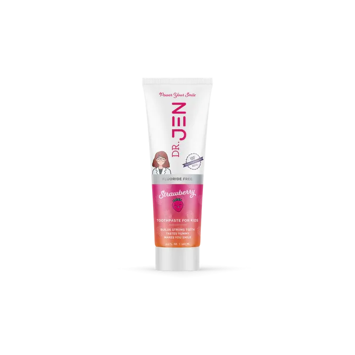 Dr. Jen Fluoride-Free Strawberry 10% Nano Hydroxyapatite Toothpaste