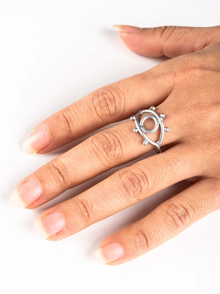 Eye to Eye Ring - Silver