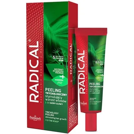 Farmona Trichology Scalp peeling, stimulating hair growth, 75 ml, Radical