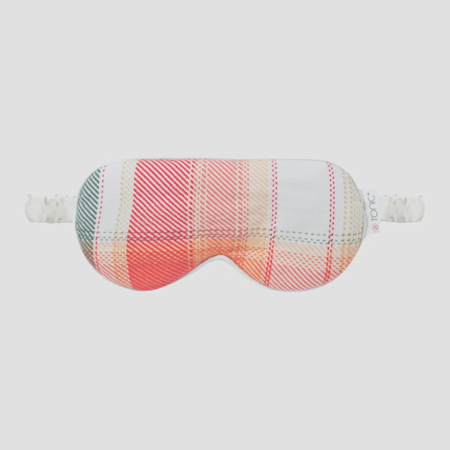 Flannel Check Eye Mask