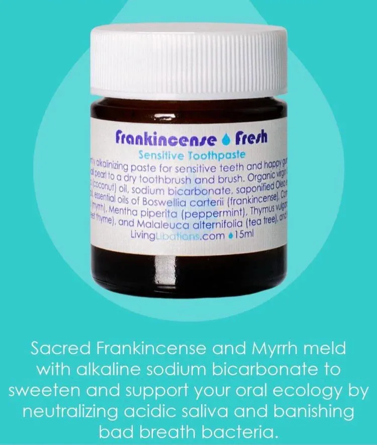 Frankincense Fresh Toothpaste - Living Libations