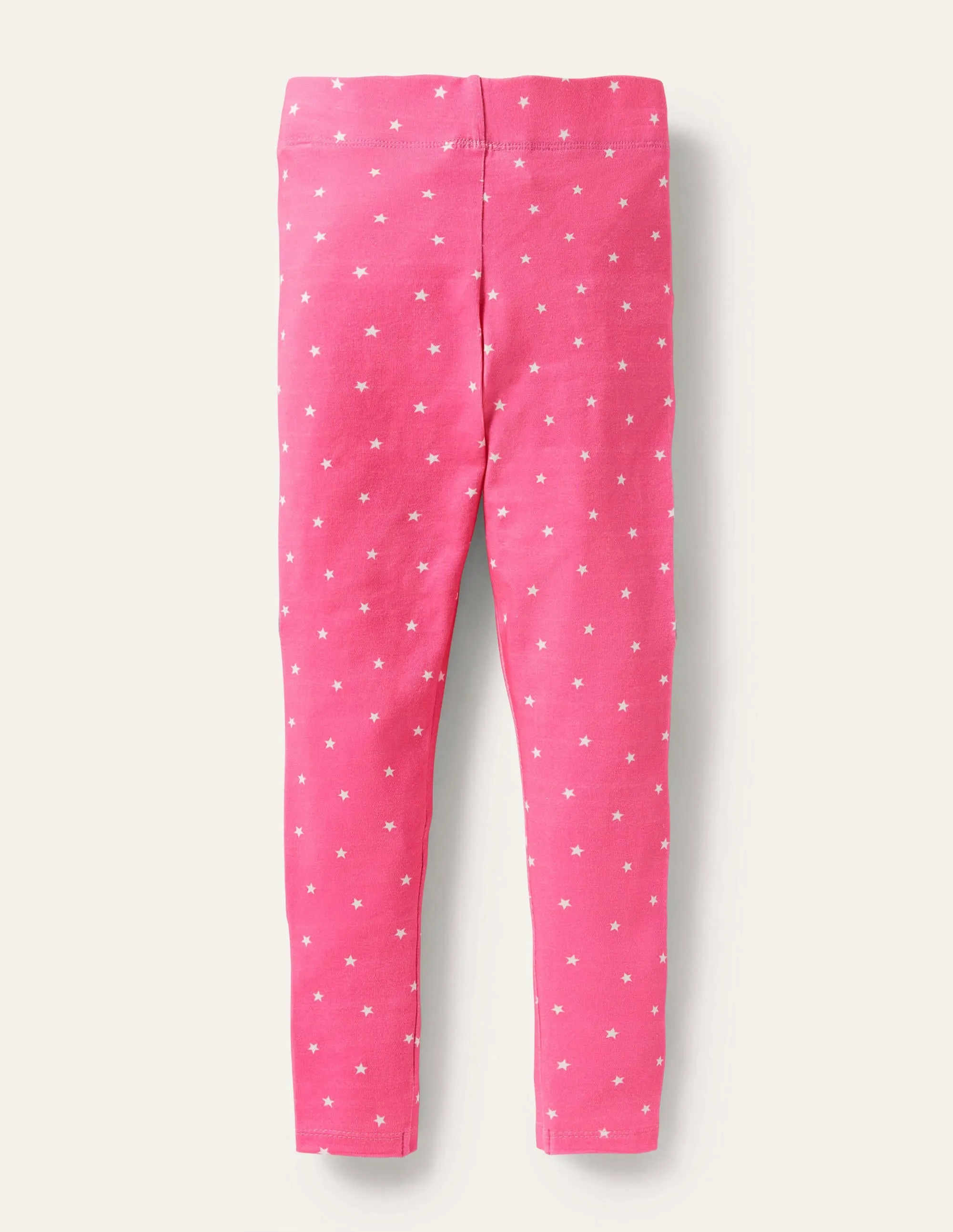 Fun Appliqué Leggings-Strawberry Pink Glowing Space