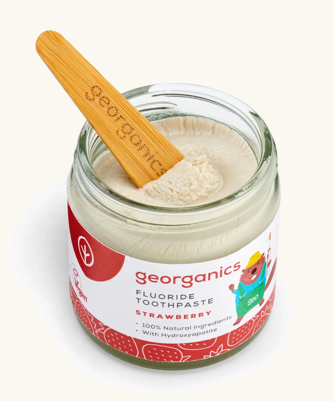 Georganics Kids Fluoride Toothpaste - Strawberry