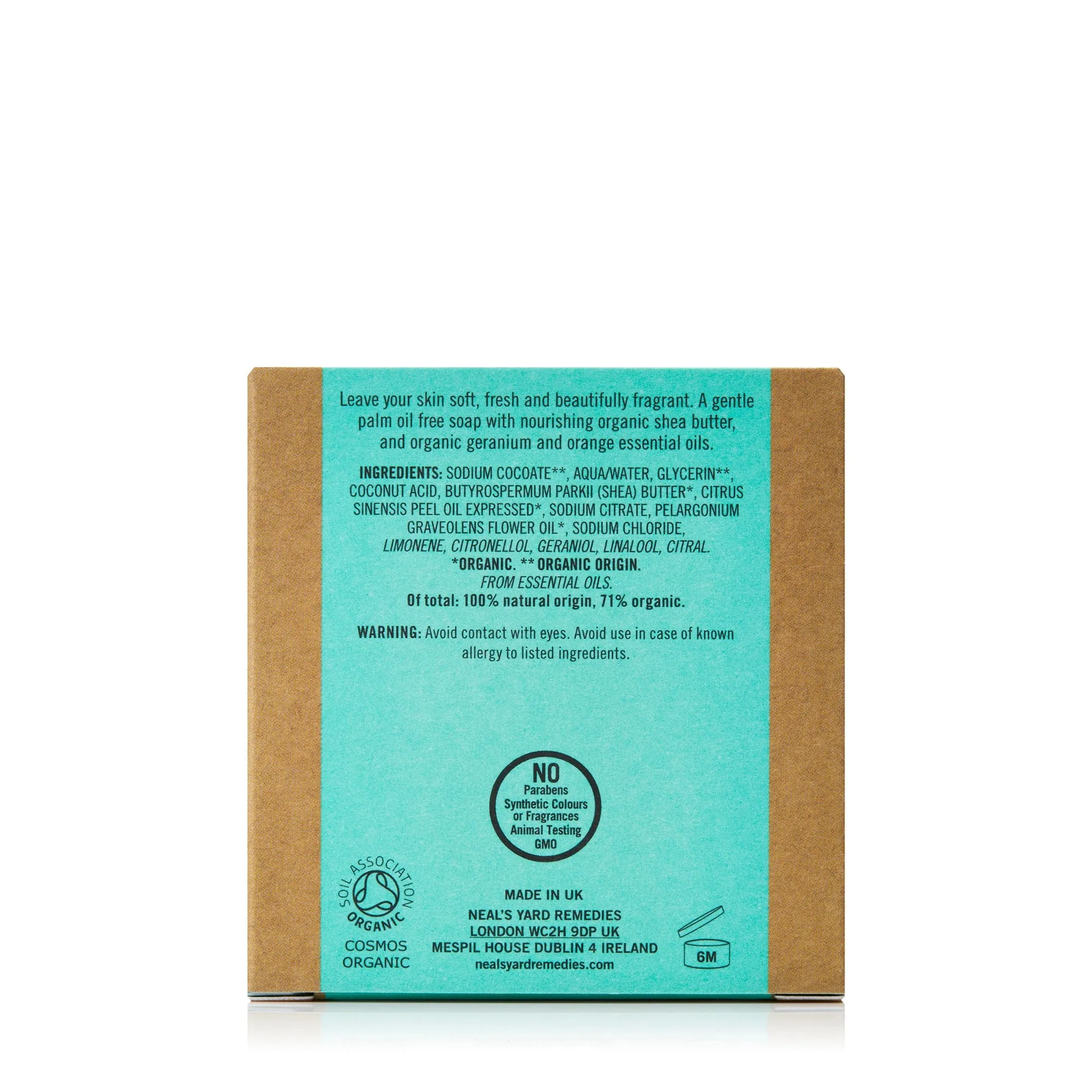 Geranium & Orange Soap 3.53 oz.