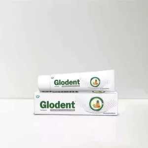 Glodent Teeth Whitening Toothpaste | Plaque Remover | Gum Care | Anticavity Tooth paste | Natural Xylitol Extracts, Neem, Pineapple, Papaya, and Miswak | Vegan-friendly Oral Care (Pack of 1) 70g