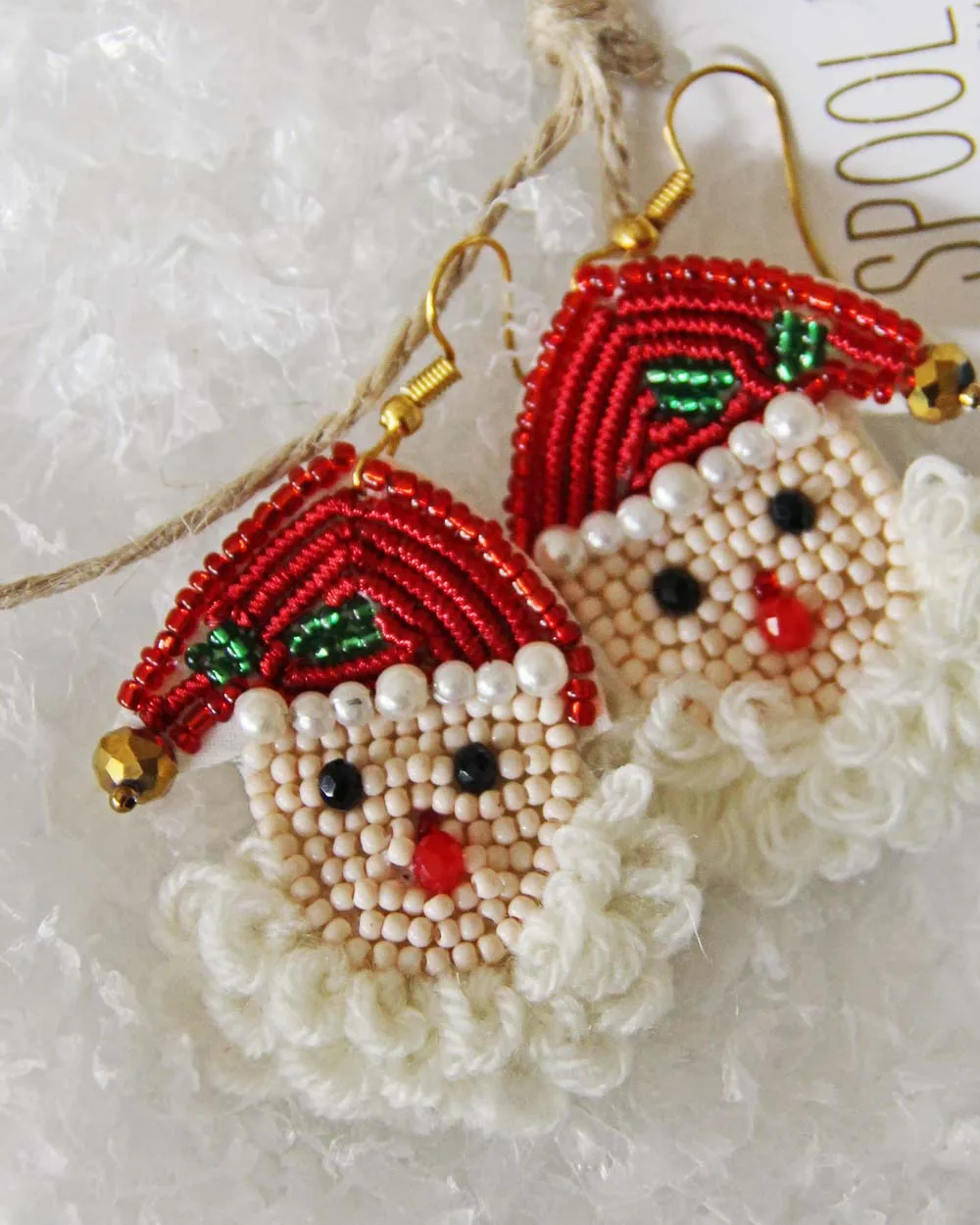 Jolly Saint Nick Earrings