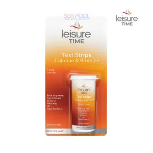 Leisure Time 5-Way Test Strips Free Chlorine, Bromine, Alkalinity, pH, and Total Hardness | 45006A