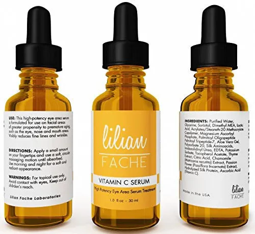 Lilian Fache Vitamin C Serum, Anti Aging Skin Care, 1.0 fl oz
