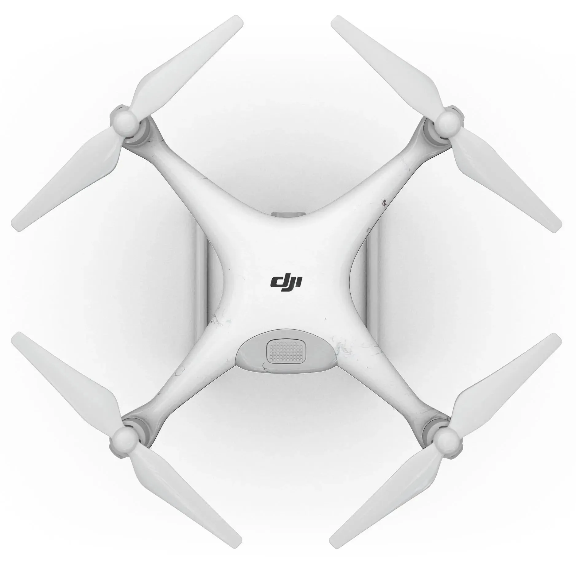 Marbleized Light Gray - Full-Body Skin Kit for the DJI Phantom 4 Drone