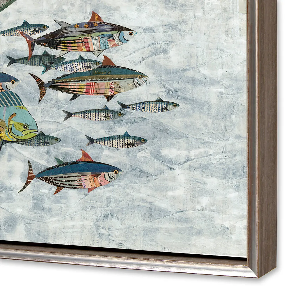 MARLIN canvas print with float frame