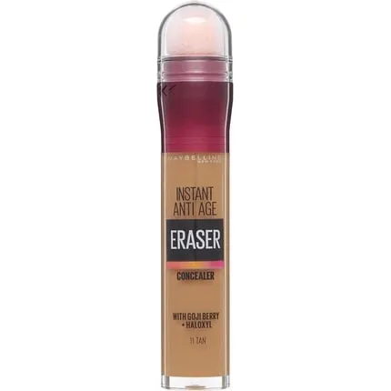 Maybelline Instant Anti Age Eraser Eye Concealer Dark Circles & Spots Concealer, 11 Tan, Maybelline New York