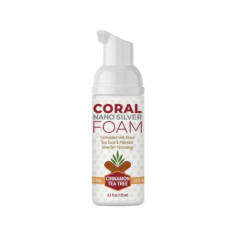 Nano Silver Foaming Toothpaste Cinnamon Tea Tree - 125ml
