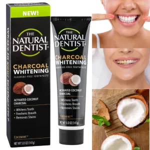 Natural Dentist Charcoal Whitening Toothpaste, 5 Ounce Tube