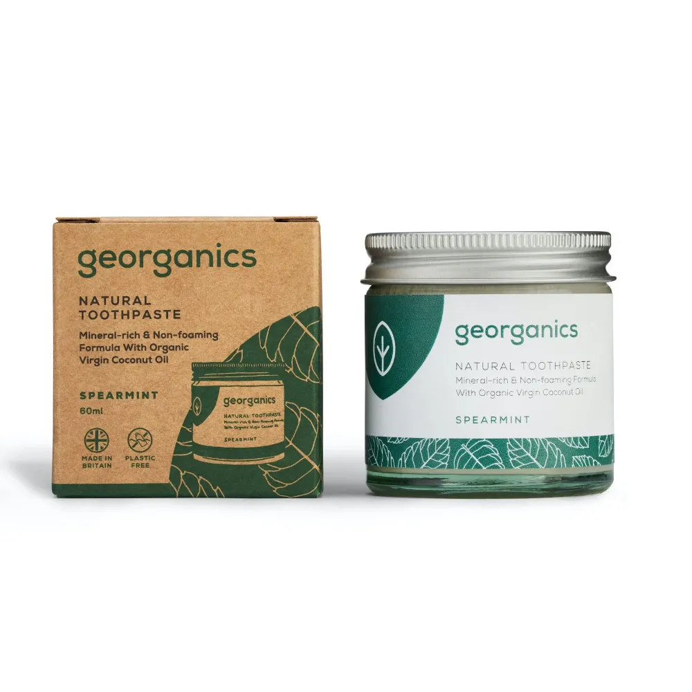 Natural Toothpaste, Spearmint, Georganics