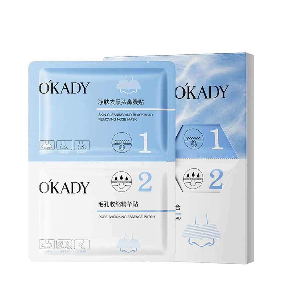 OKADY - Cleanse & Refresh Your Skin with our Best-Selling Blackhead Removal Strips for Clear Complexion