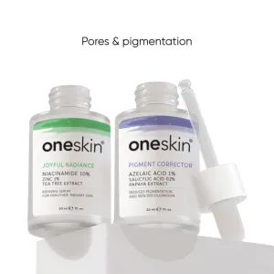 Oneskin Niacinamide, Azelaic   Salicylic Acid Spot Removing Serums Bundle